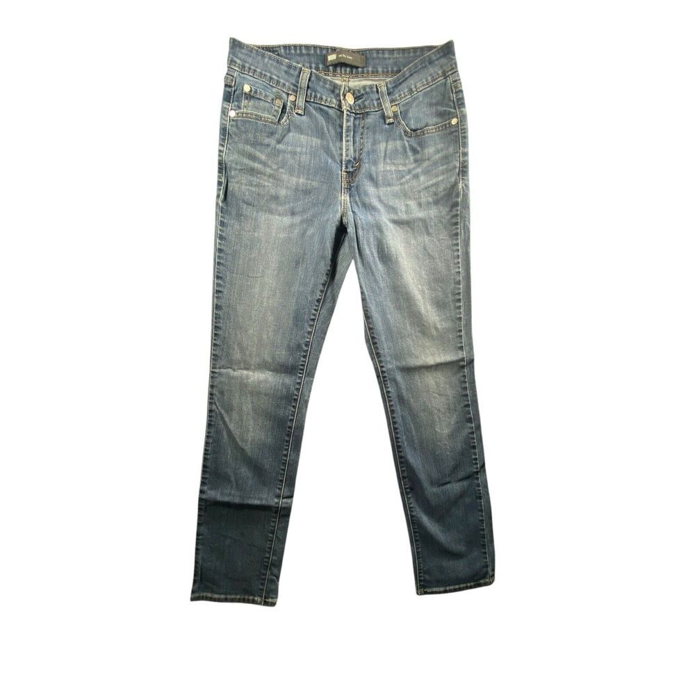 Levi's Womens Mid Rise Skinny Blue‎ Denim 5-Pockets S46148 Size 6M